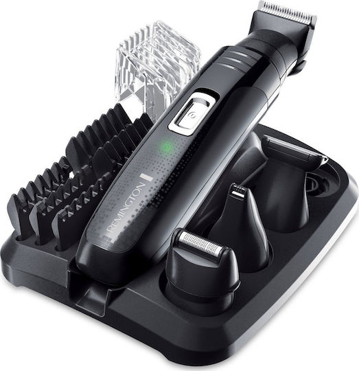 Remington PG6130 Σετ Επαναφορτιζόμενης Κουρευτικής Μηχανής Μαύρο