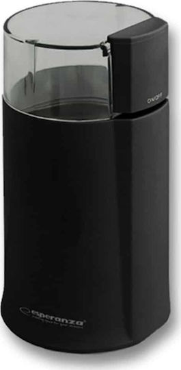 Esperanza EKC001K Ηλεκτρικός Μύλος Καφέ 160W με Χωρητικότητα 50gr Μαύρος