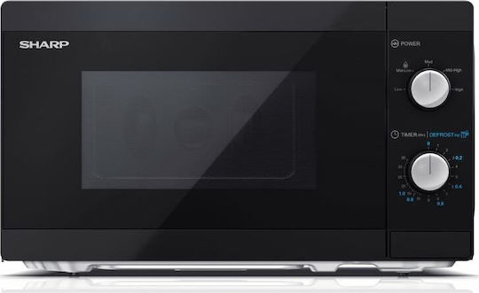 Sharp YC-MS01E-B Φούρνος Μικροκυμάτων 20lt Μαύρος