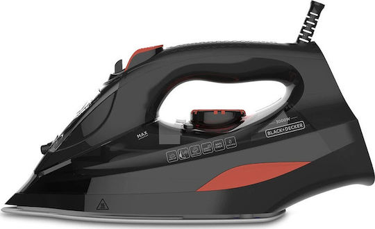 Black & Decker BXIR3000E Σίδερο Ατμού 3000W Μαύρο, Πορτοκαλί