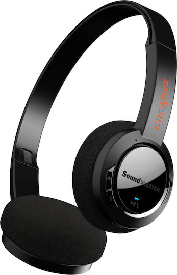 Creative Sound Blaster Jam V2 Ασύρματα / Ενσύρματα On Ear Ακουστικά με 22 ώρες Λειτουργίας Μαύρα
