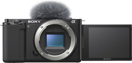 Sony ZV-E10 Mirrorless Φωτογραφική Μηχανή Body Μαύρη