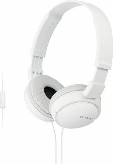 Sony MDR-ZX110AP Ασύρματα / Ενσύρματα On Ear Ακουστικά Λευκά MDRZX110APW.CE7