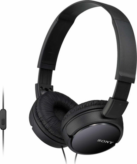 Sony MDR-ZX110AP Ασύρματα / Ενσύρματα On Ear Ακουστικά Μαύρα MDRZX110APB.CE7