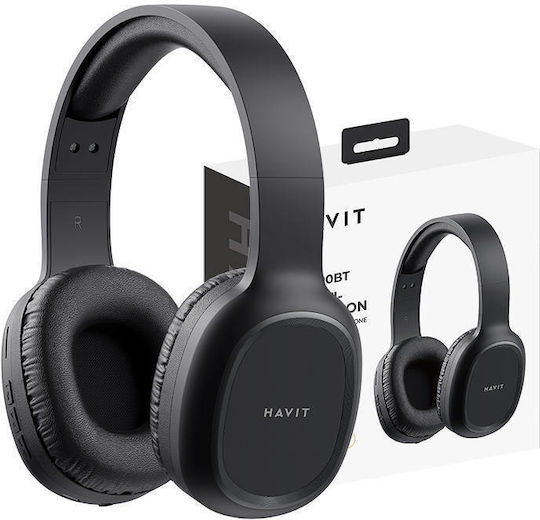 Havit Ασύρματα / Ενσύρματα On Ear Ακουστικά Μαύρα H2590BT Pro