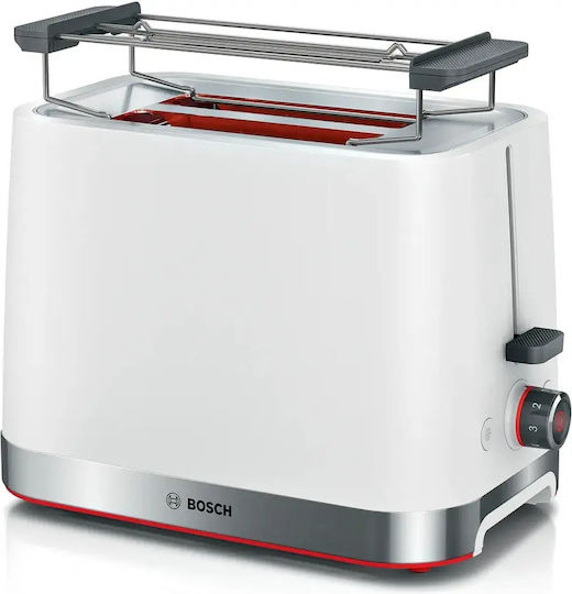 Bosch Mymoment TAT4M221 Φρυγανιέρα 2 Θέσεων 950W Λευκή