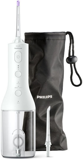 Philips Water Flosser με Θήκη Ταξιδίου HX3826/31 Λευκό