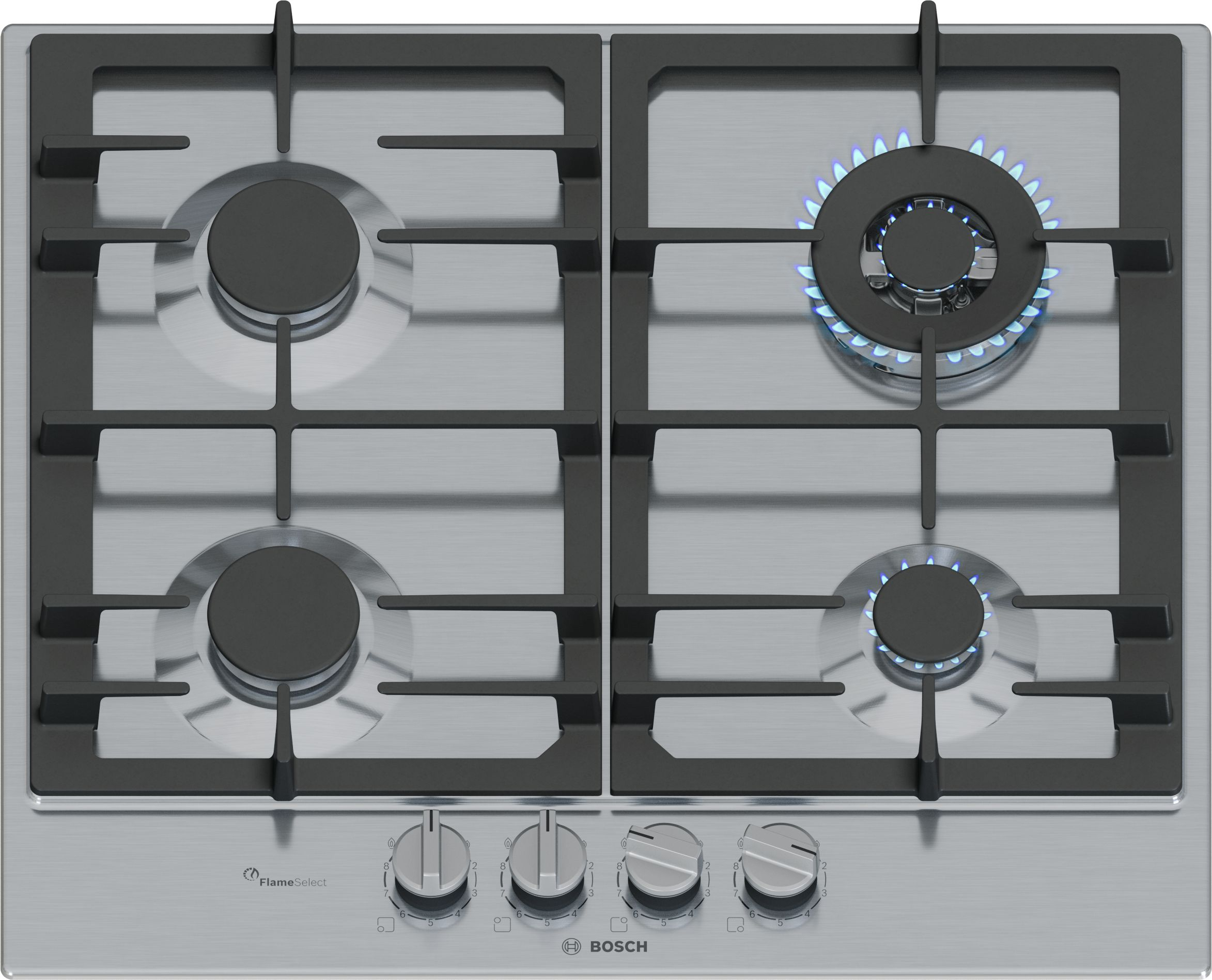 Εστία Αερίου Bosch Serie 6 PCH6A5I90 60 cm 4 zone(s)