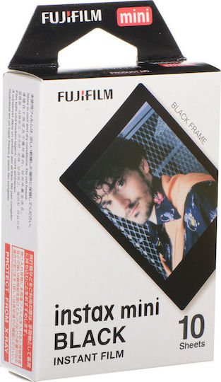 Fujifilm Color Instax Mini Instant Φιλμ (10 Exposures) Black