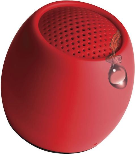 Boompods Zero Φορητό Ηχείο 3W με Διάρκεια Μπαταρίας έως 5 ώρες Κόκκινο