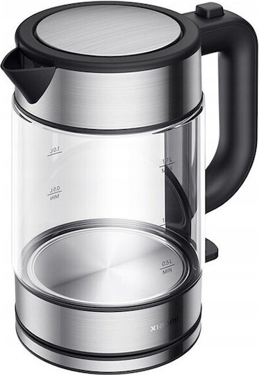 Xiaomi Electric Glass Kettle Βραστήρας 1.7lt 2200W Μαύρος