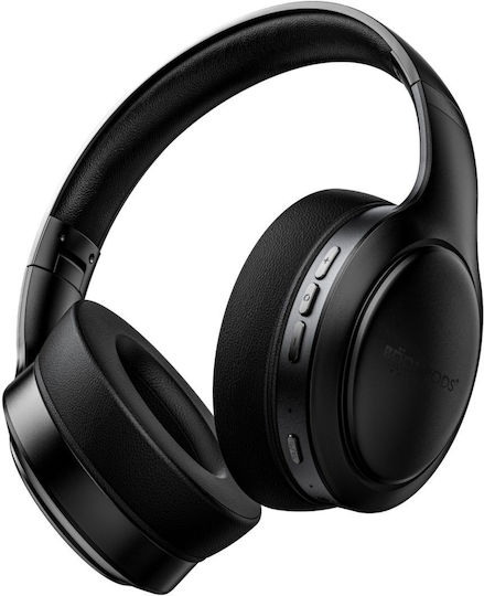 Boompods Ασύρματα Bluetooth On Ear Ακουστικά Μαύρα HP2BLK