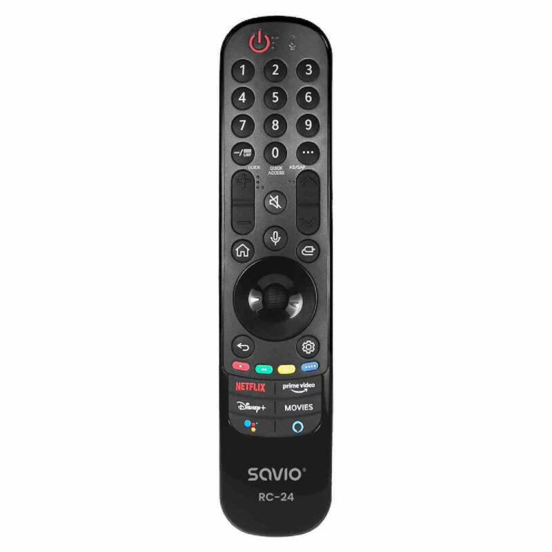 SAVIO RC-24 Universal/Replacement Remote for LG TV – SMART TV