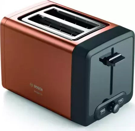 Bosch TAT4P429 φρυγανιέρα 2 φέτα (-ες) 970 W Μαύρος (Μαύρο), Καστανός (Καφέ)
