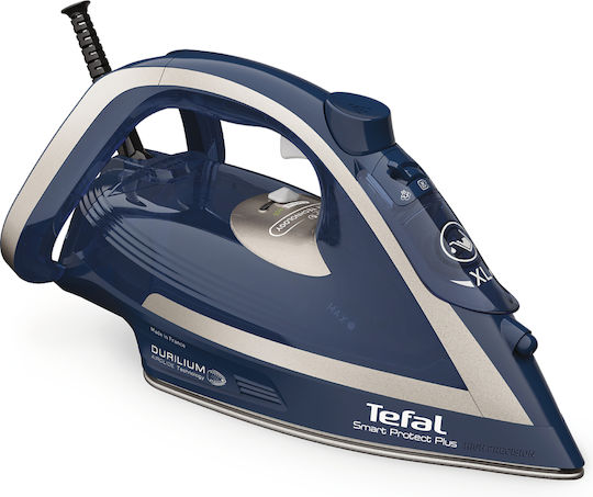 Tefal Smart Protect Plus FV6872 Σίδερο ηλεκτρικό & ατμού Durilium AirGlide soleplate 2800 W Μπλε