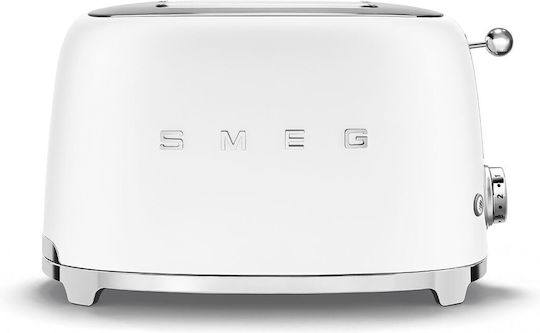 Smeg TSF01WHMEU Φρυγανιέρα 2 Θέσεων 950W Λευκή