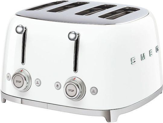Smeg TSF03WHEU Φρυγανιέρα 4 Θέσεων 2000W Λευκή