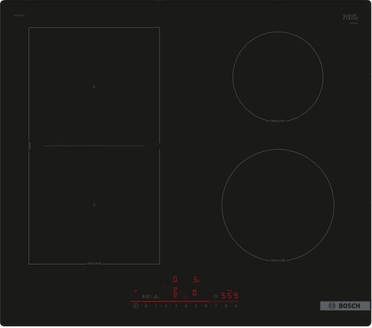 Bosch Smart Επαγωγική Εστία Αυτόνομη με Λειτουργία Κλειδώματος 59.2x52.2εκ. PVS61RHB1E