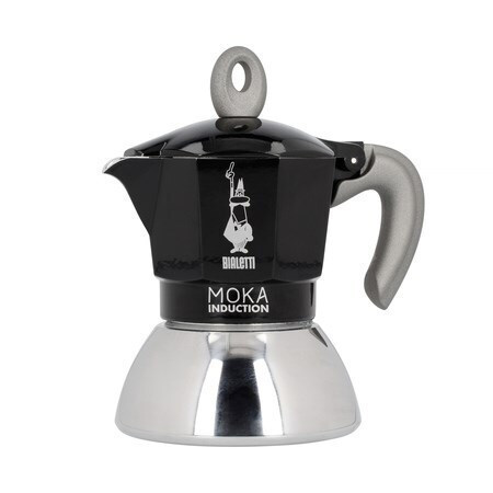 Bialetti Moka Induction Moka Μπρίκι Espresso για επαγωγική εστία 160ML Black