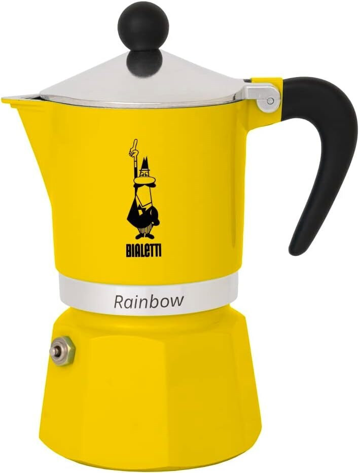 Bialetti RAINBOW Μπρίκι Espresso 6TZ 300ml Yellow