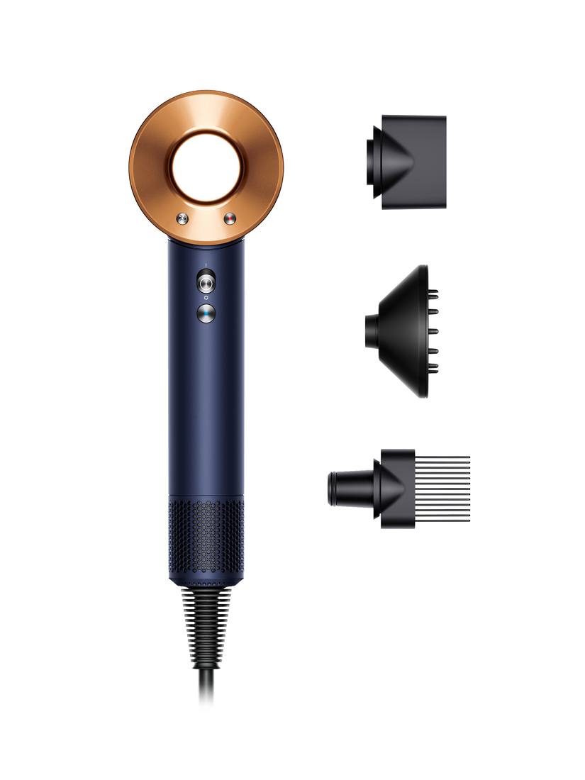 Dyson Supersonic HD07 Ionic Πιστολάκι Μαλλιών 1600W Dark Blue/Copper
