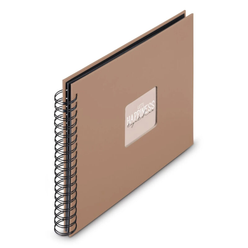 Hama 00009852 άλμπουμ φωτογραφιών Καφέ 100 φύλλα Δέσιμο σπιράλ