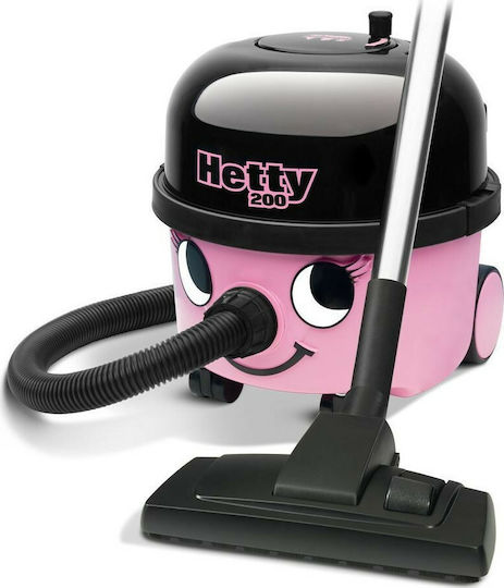 Ηλεκτρική σκούπα Numatic Hetty HET200-11 Μαύρο Ροζ 620 W Υγρών / Στερεών