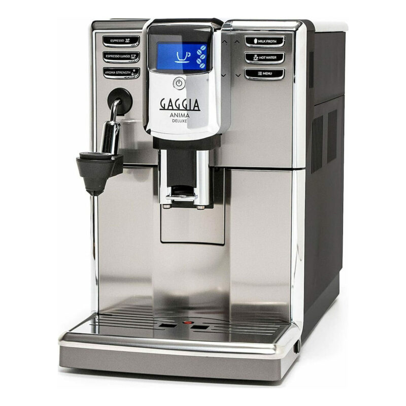 Μηχανή Espresso Gaggia Anima Deluxe R18761/01 Πλήρως αυτόματη  1,8L 1850W Πίεσης 15bar με Μύλο Άλεσης Ασημί
