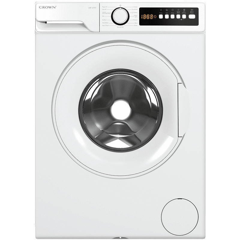 Πλυντήριο Ρούχων Crown LW 1270T, 7kg 1200rpm