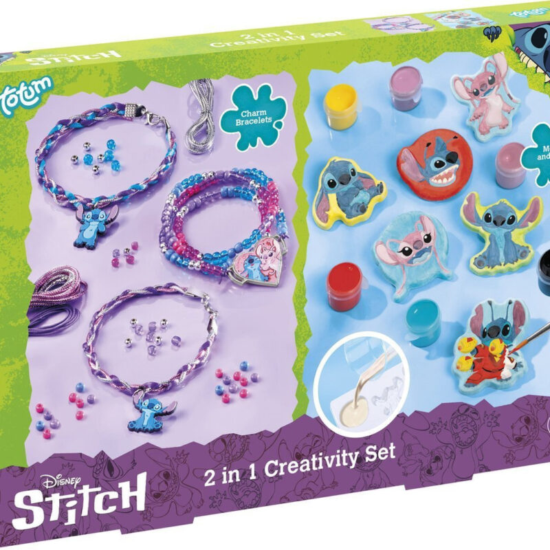 Totum: Disney Stitch - 2 In 1 Creativity Set - Charm Bracelets (TT700178)