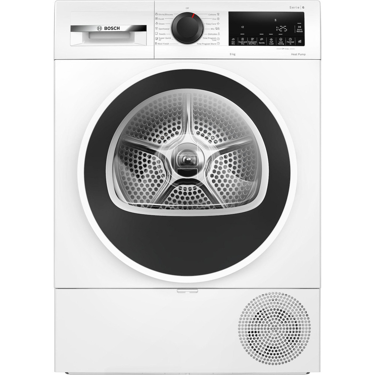 Στεγνωτήριο Ρούχων Bosch WQG24101BY 9kg D με Αντλία Θερμότητας