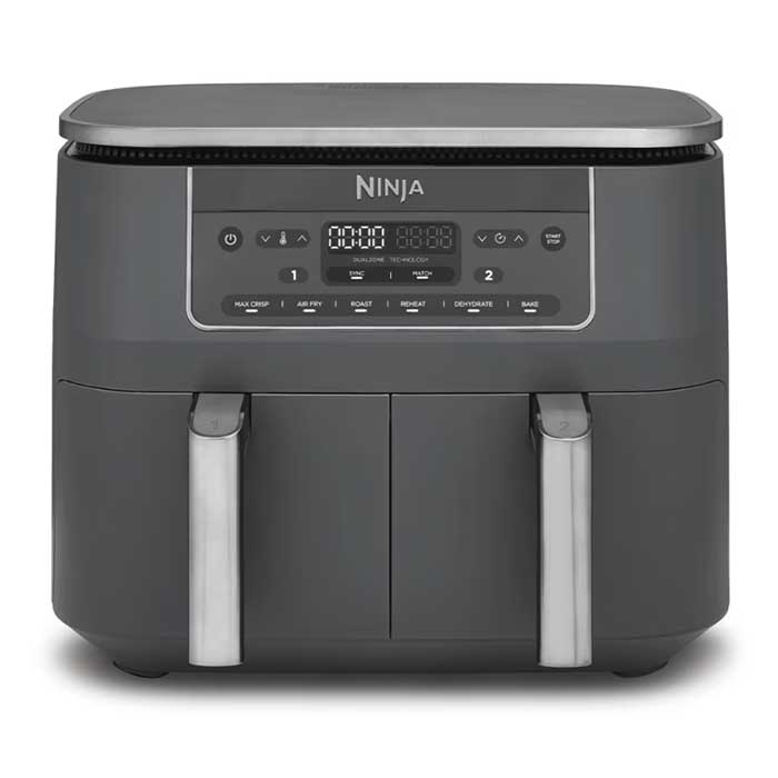 Ninja DZ300EU Air Fryer Dual 6-in-1, 7.6L