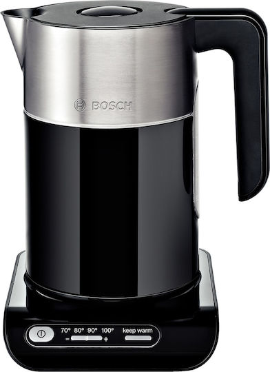 Bosch TWK8613 Βραστήρας 1.5lt 2400W Μαύρος