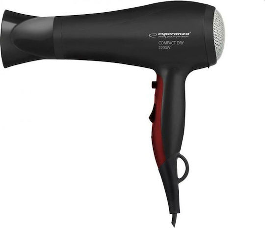 Esperanza Pamela EBH004K Πιστολάκι Μαλλιών 2200W