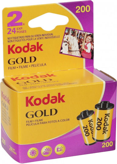 Kodak Color Negative Gold 200 Ρολό Φιλμ 35mm (2x24 Exposures)