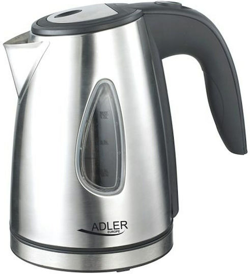 Adler Βραστήρας 1lt 1500W Ασημί AD 1203