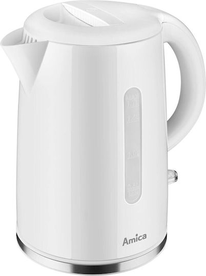 Amica KF1001 Βραστήρας 1.7lt 2200W Λευκός