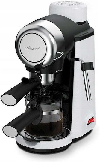 Maestro Χειροκίνητη Μηχανή Espresso 800W Πίεσης 3.5bar Καφέ MR-410