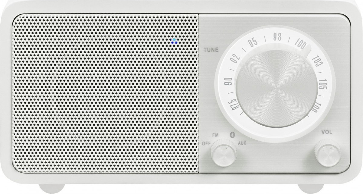Sangean WR-7 μίνι Ραδιόφωνο FM με Bluetooth Λευκό