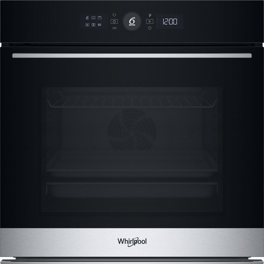 Φούρνος Άνω Πάγκου Whirlpool WOI5S8PM1SXA 73lt,με Πυρόλυση & Ατμό, Α+, Inox