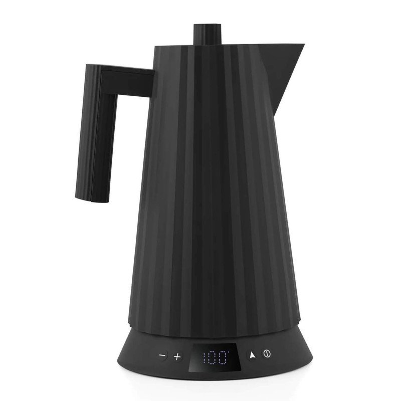 Alessi Plisse Βραστήρας 1.7lt 2200W  με ρύθμιση θερμοκρασίας Μαύρος