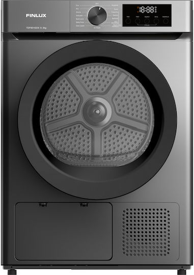 Στεγνωτήριο Ρουχων Finlux TDF9015DIX 9kg Ε με Αντλία Θερμότητας