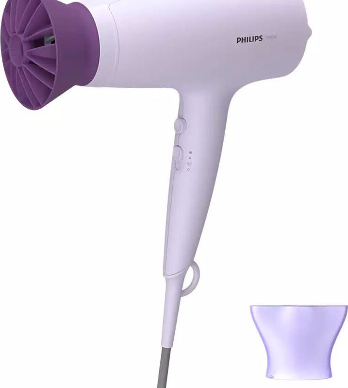 Philips 3000 Series BHD341/10 Πιστολάκι Μαλλιών 2100W White/Purple