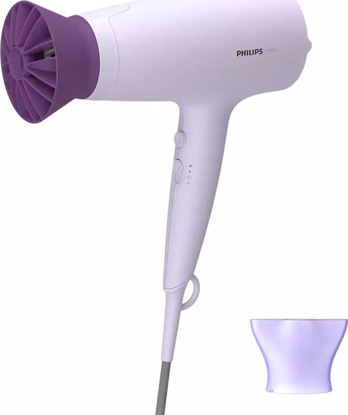 Philips 3000 Series BHD341/10 Πιστολάκι Μαλλιών 2100W White/Purple
