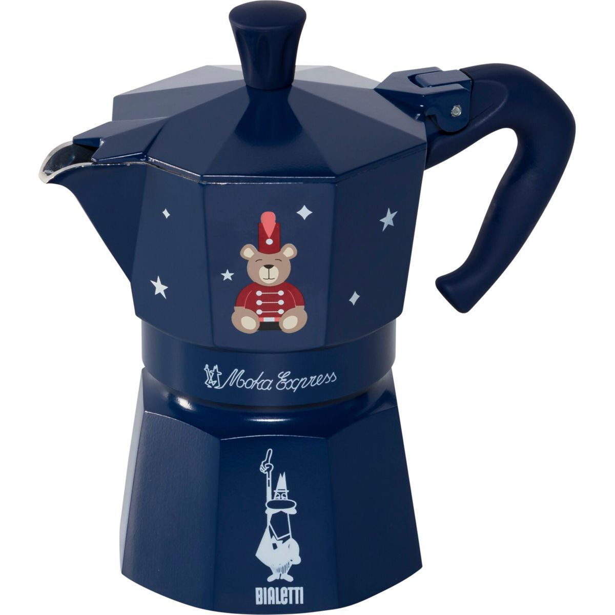 Bialetti Moka Express Μπρίκι Espresso 3TZ Joyful Memories Μπλε