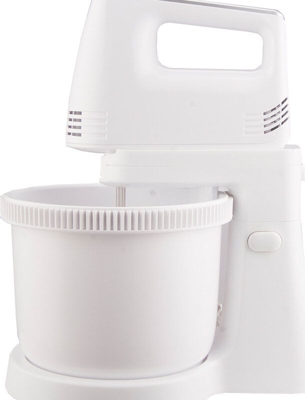 Μίξερ Crown CHMB-3077 200W με Πλαστικό Κάδο 3.4lt Λευκό