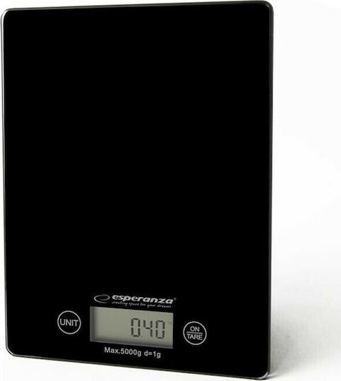 Esperanza Lemon EKS002K Ψηφιακή Ζυγαριά Κουζίνας 1gr/5kg Black