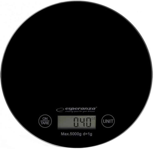 Esperanza Mango EKS003 Ψηφιακή Ζυγαριά Κουζίνας 1gr/5kg Black