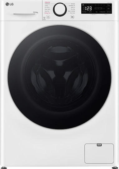 Πλυντήριο-Στεγνωτήριο Ρούχων LG F4DR510S1W  10kg/6kg Ατμού 1400 Στροφές