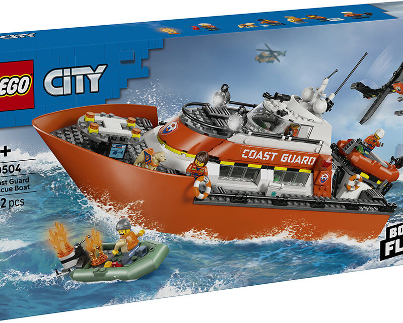 LEGO City Coast Guard Rescue Boat & Helicopter (60504)